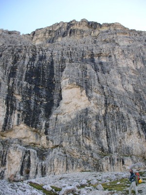 Alla base del Trapezio.