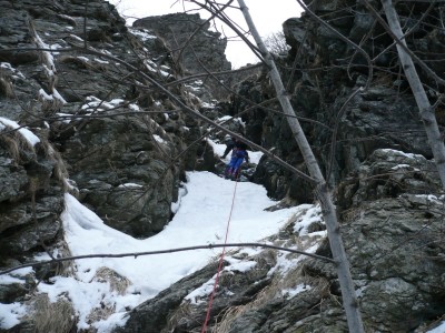 Andrea sul saltino del 2° tiro