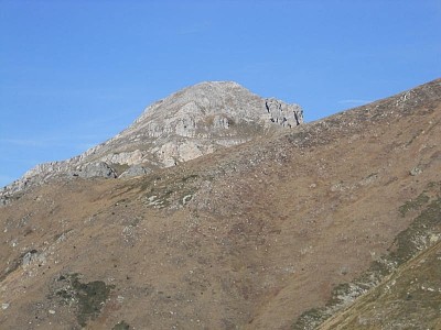 Il Conoia dalla via di salita al Pizzo