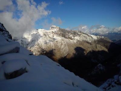 Panorama verso il Sumbra