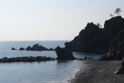 29 - Scogliera spiaggia Levanto piÃ¹ da vicino.JPG