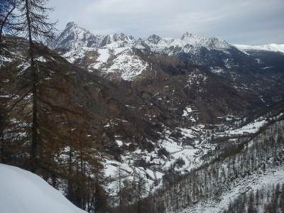 Panorama sul Monviso, dall'uscita