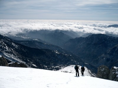 L'uscita verso la vetta