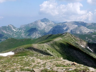 Il crinale verso la Cima di Velega