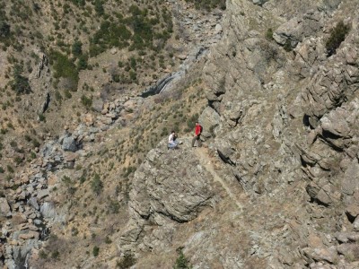 Scendendo per il frassati giù sul rio baiardetta