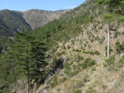 Percorrendo il versante ovest