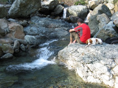 Un ultima sosta al guado del rio Martino