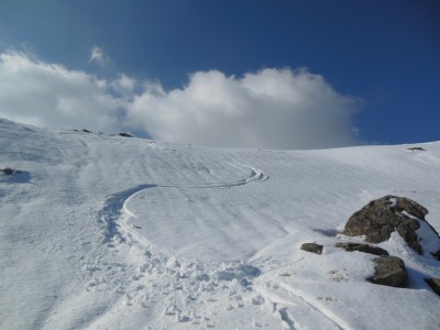 i primo tratto del malanotte; neve pesante ma divertente