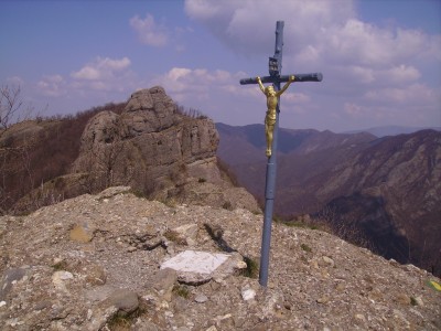 la croce di vetta e la carega do diao