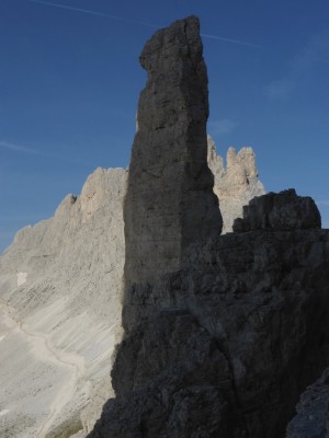 Luci e ombre con la Torre Piaz