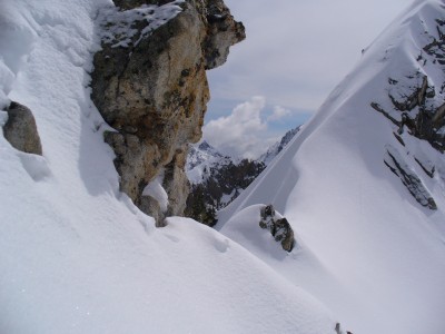 L'inizio della cresta per la cima