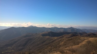 La catena del Bano dal Monte Spigo