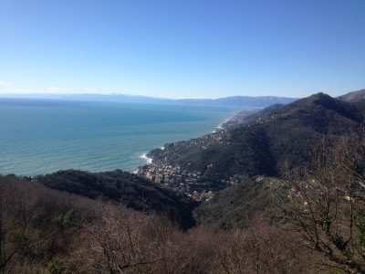 panorama dal redentore verso genova