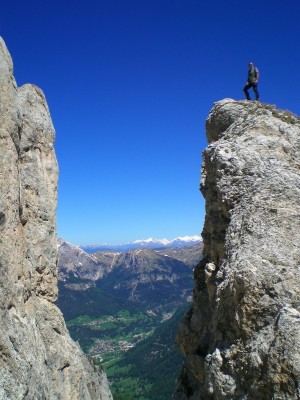 Forcella della Vallaccia (io che faccio lo scemo)