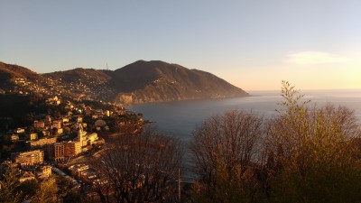 Recco e il promontorio di Portofino da Megli