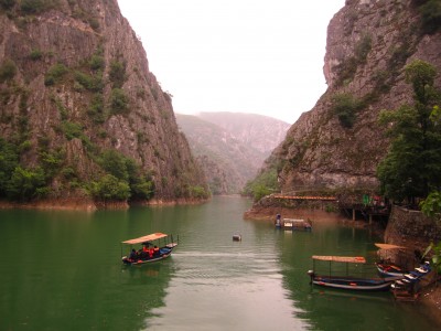 arrivo al lago Matka