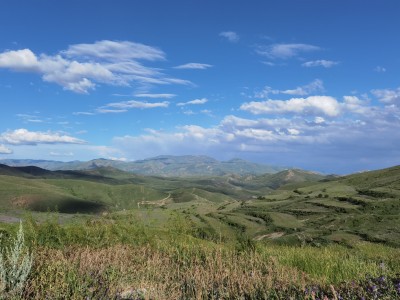 La vista dal mio posto tenda