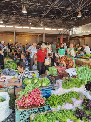 il mercato di frutta e verdura a Yerevan