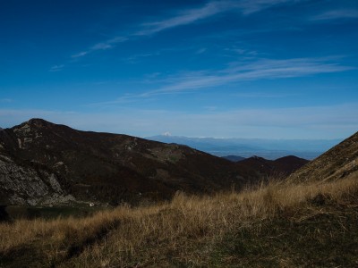 Dalla Colla si staglia il Monviso