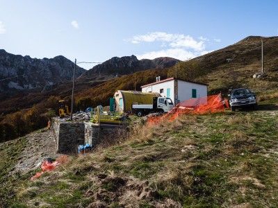 Il Rifugio Savona in ristrutturazione