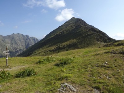 La cima del Costabella del Piz, sembra lì, sembra ...