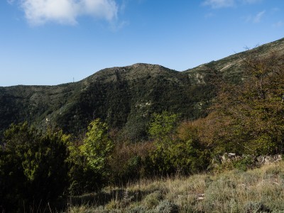 Monte Castelletti con il crinale da percorrere