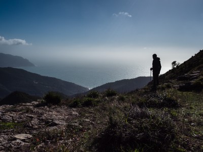 Sul crinale verso il Monte Alpe