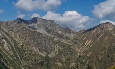 Testa di Garbe, Monte Peiron, Colle di Stau, Rocca Verde, dal Costabella del Piz (foto del 2022)