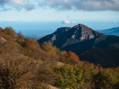 Castell'Ermo con gli ultimi raggi di sole