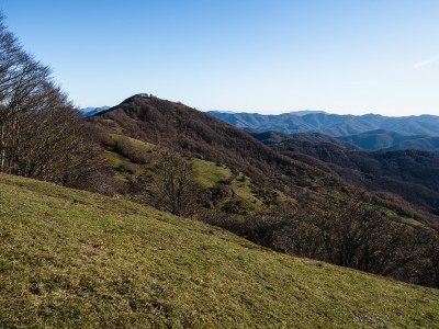 Bric Rondanina dal crinale del Monte su Propata