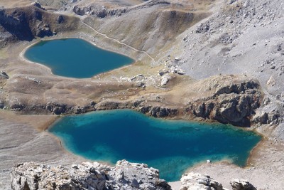 053 - Laghi inferiori di Roburent dallo Scaletta.JPG