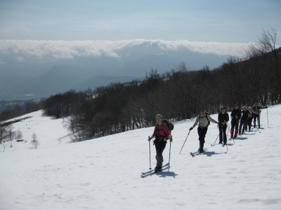 Salendo verso la dorsale est