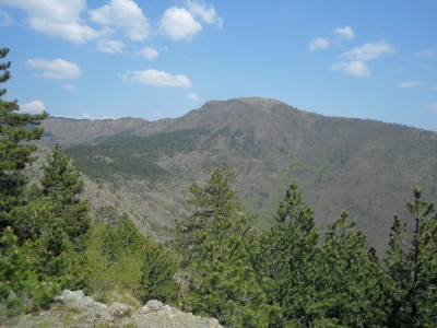 il monte alpe dal punto panoramico