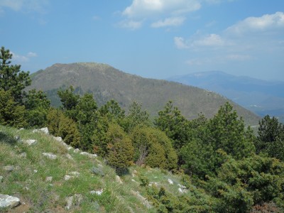 il monte alpe nei pressi della vetta del pu