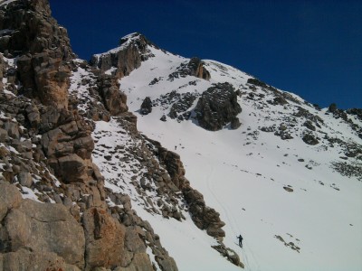 Salita alla Cima dopo il Colle di Vers