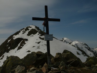 Dalla Cima Nord verso la Cima Sud ed il Bric Costa Rossa