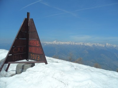 in vetta alla cima di marta