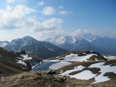 Il Lac Couloir o Colion, salendo al Colle Palasina