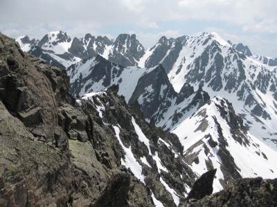 Parata ci cime tra la Testa del Vallone e il Tenibres dalla Cima Borgonio