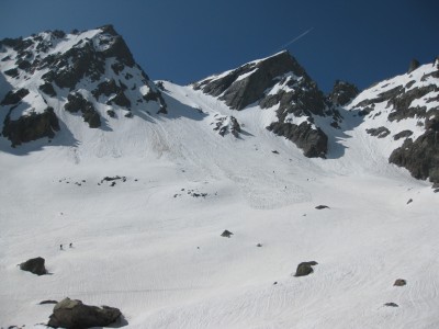 Passo della Lausa dal vallone superiore