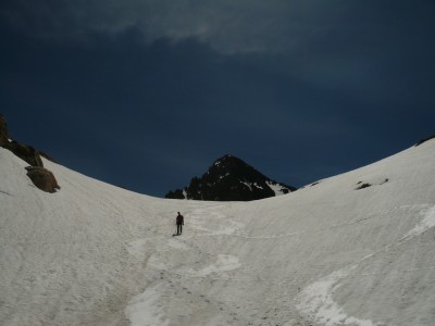 Scendendo verso il rifugio