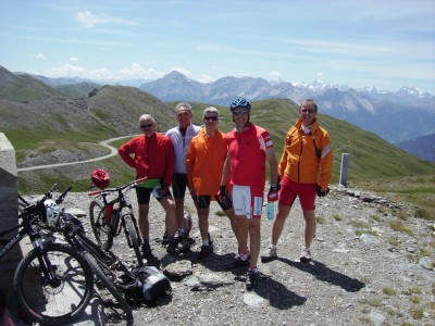 Foto di gruppo sulla nostra &quot;Cima Coppi&quot;