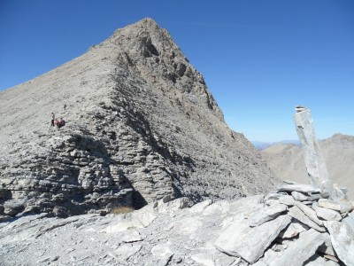 la cima dalla cresta