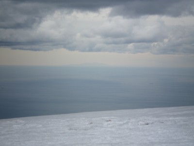 la Corsica (si vede? dal vivo sembrava di toccarla!)