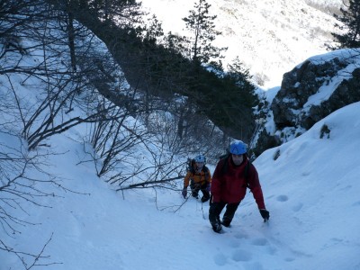 Ilaria e Jebel nella prima parte del canale