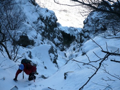 Jebel all'uscita delle brevi roccette