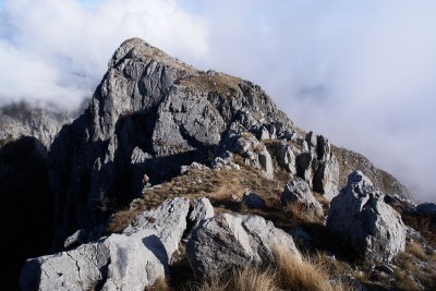 24 - Cresta e Toraggio est dalla cima ovest.JPG