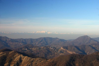 La vista dal Monte Maggio