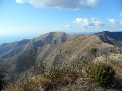 in vetta panorama verso il fasce