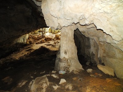 044 - Colonna e uscita Grotta Pollera.JPG
